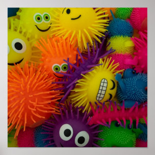 Poster Bola de Brinquedo de Fidget