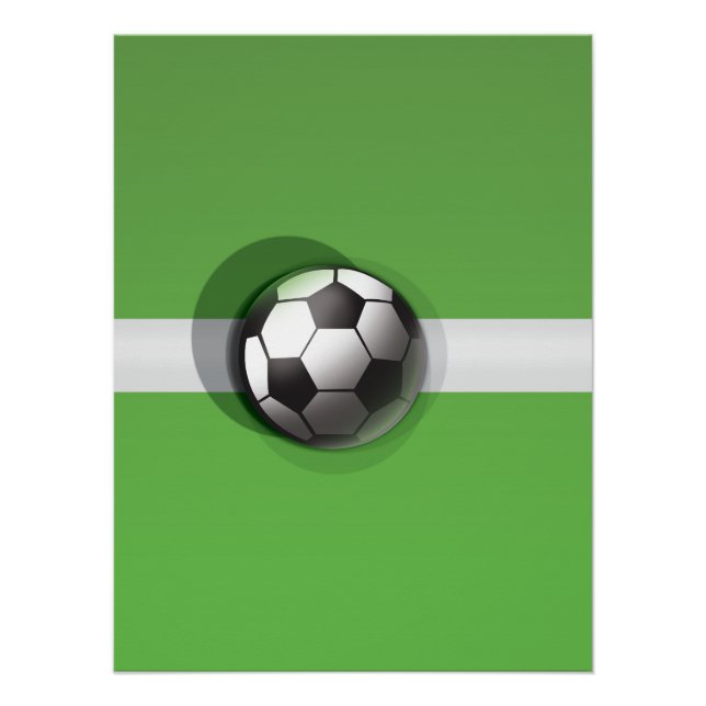 Pôster Bola de Futebol (Frente)