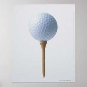 Pôster Bola de golfe e T