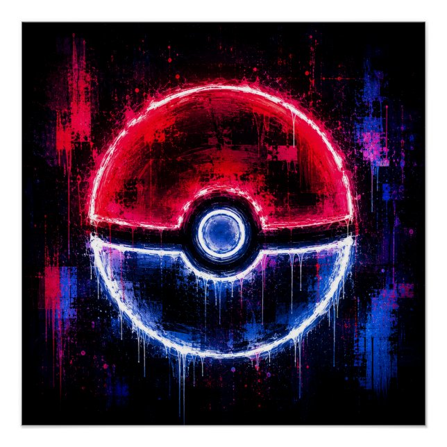 Pôster Bola de Pokémon (Frente)