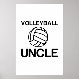 Poster Bola de volley engraçada