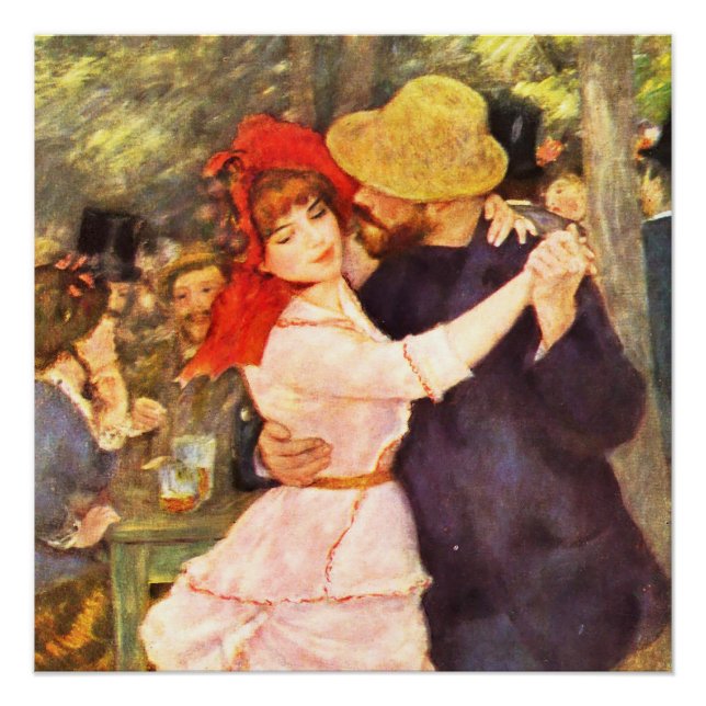 Pôster Bola no Moulin de la Galett Auguste Renoir (Frente)