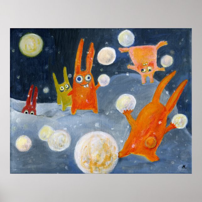 Pôster bolas de neve (Frente)