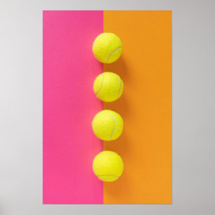 Poster Bolas de Tênis