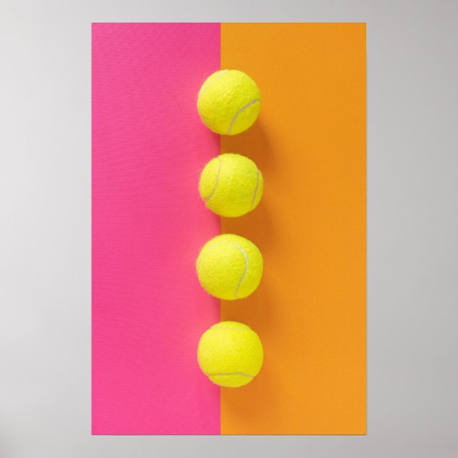 Poster Bolas de Tênis (Frente)