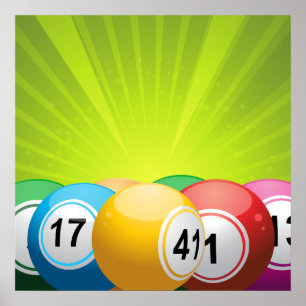 Poster Bolas do Bingo