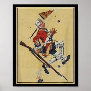 Poster Bolas Soldier de Redcoat Britânicas - Americanas