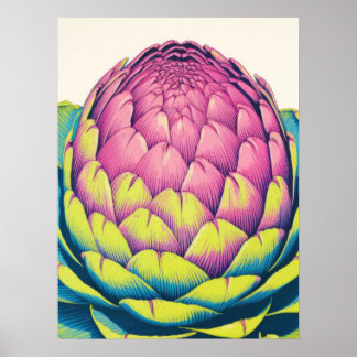 Poster Bold Artichoke Beauty