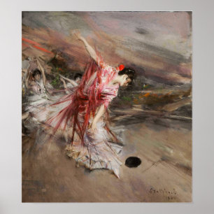 Poster Boldini - A Dançarina Espanhola 1900