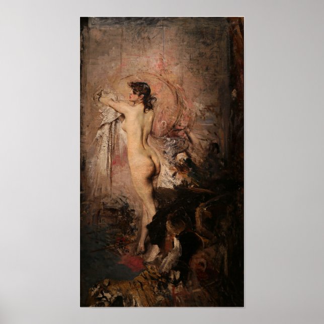 Poster Boldini - Após O Banho De 1888 (Frente)
