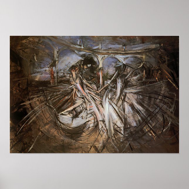 Poster Boldini - Dança Na Colunata 1889 (Frente)