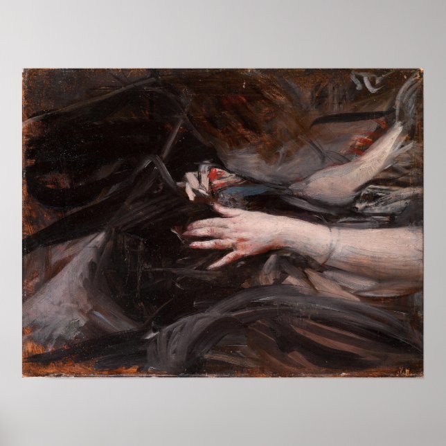 Poster Boldini - Mãos de Mulher (Frente)