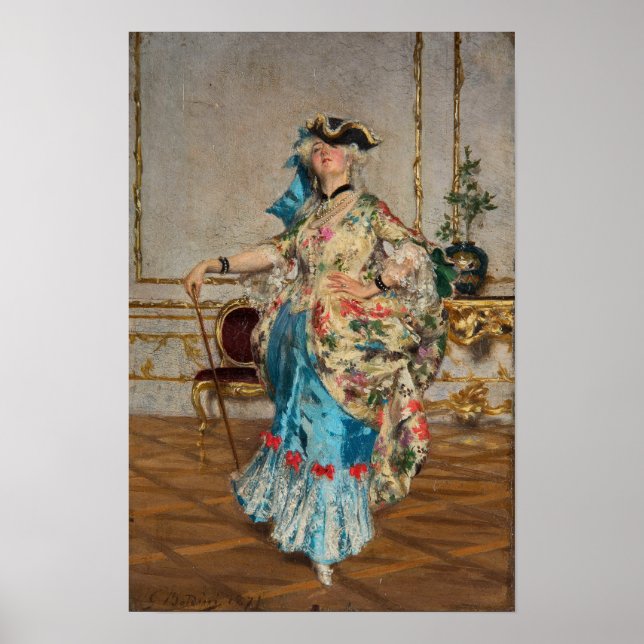 Poster Boldini - Uma Dama Elegante (Frente)