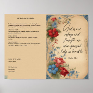 Poster Boletim da Igreja