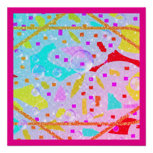 PÔSTER BOLETIM E BOLHAS DESIGN PACIELA ARTE