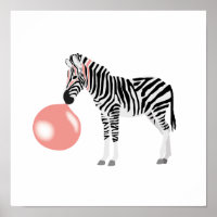 Bolha de Bocha de Goma Zebra