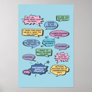 Poster Bolha de Fala 12 x 18