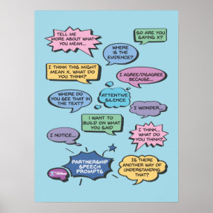 Poster Bolha de Fala 18x24