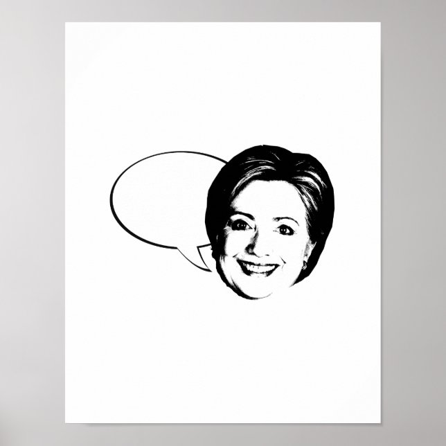Poster BOLHA DE FALA HILLARY CLINTON -.png (Frente)