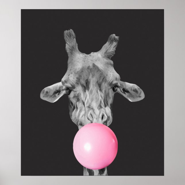 Poster bolha de girafa (Frente)
