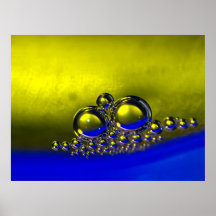 Bolhas Abstratas Flutuantes Fundo Colorido