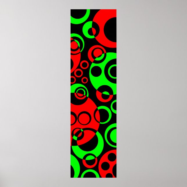 Poster Bolhas de abstrato 01 (Frente)