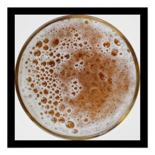 PÔSTER BOLHAS DE CERVEJA