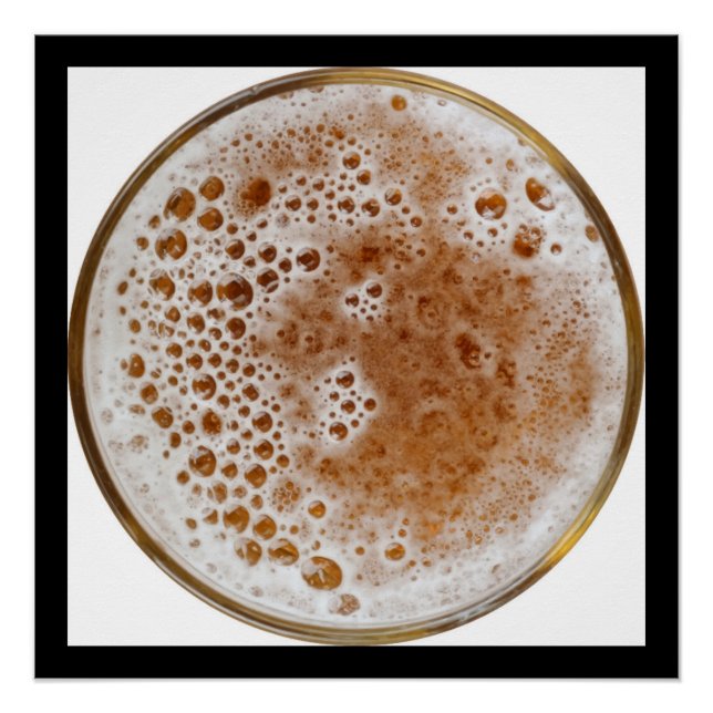 PÔSTER BOLHAS DE CERVEJA (Frente)