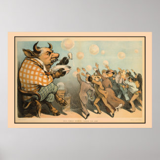 Poster Bolhas de Wall Street, sempre a mesma