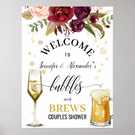 Poster Bolhas e Breve Sinal de Boas-vindas