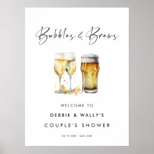 Poster Bolhas e Chá de Breve Boas-vindas