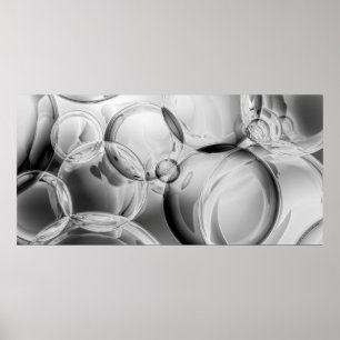 Poster Bolhas Noir