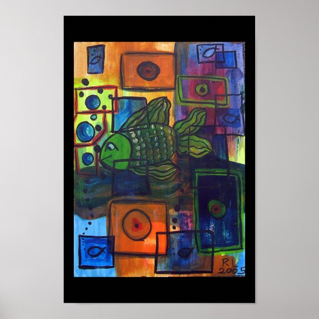 Pôster bolhas pretas (Frente)