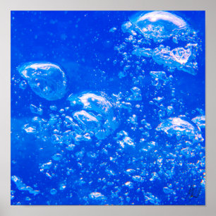 Poster Bolhas Submarinas Assinadas