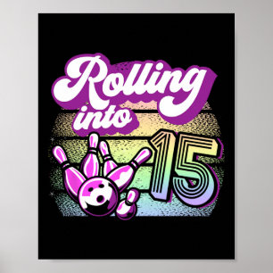 Poster Boliche A Passar Para 15 Boliches Aniversário
