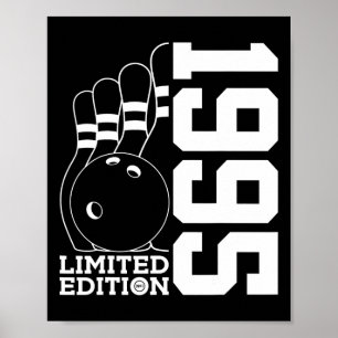 Poster Boliche de Aniversário Edição Limitada 1995