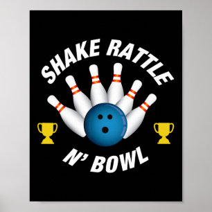 Poster Boliche Engraçada Toca Rattle N'Bowl