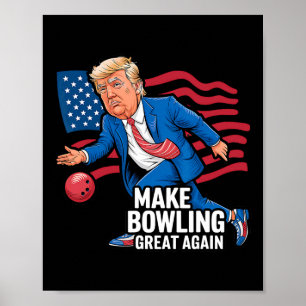 Poster Boliche Engraçado Para Boliches Republicanas De De