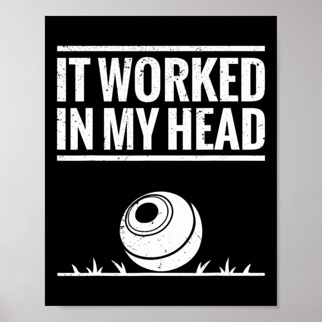 Poster Boliche Lawn Bowler Set Lawn Boliche Lawn (Frente)