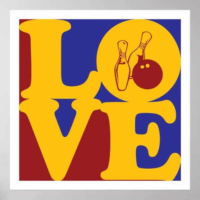 Pôster Boliche Love (Frente)