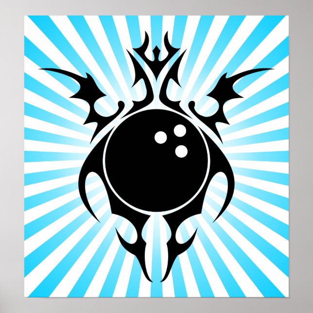 Pôster boliche: tribalz (Frente)