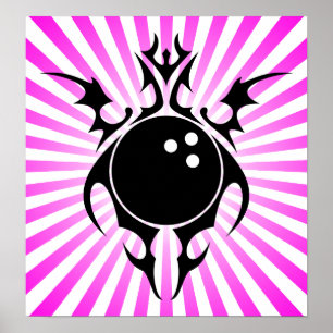 Poster boliche: tribalz