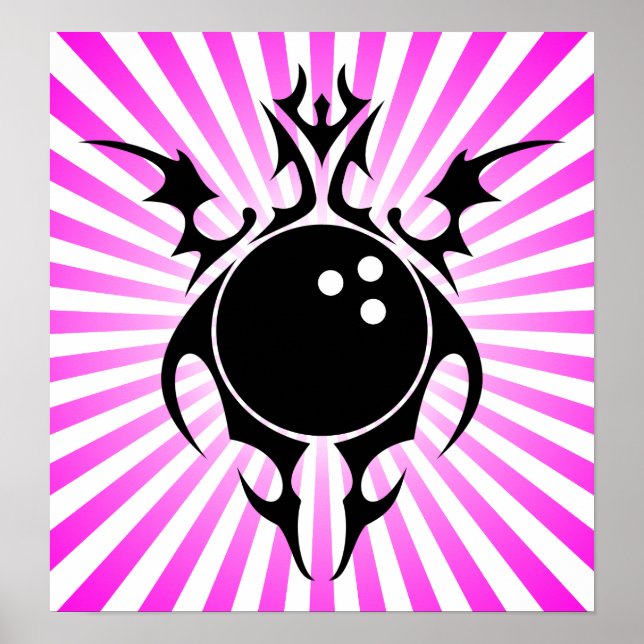 Poster boliche: tribalz (Frente)