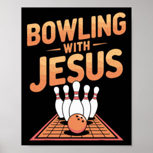 Poster Boliches Com Jesus Por Divertimento E Rição Fiéis