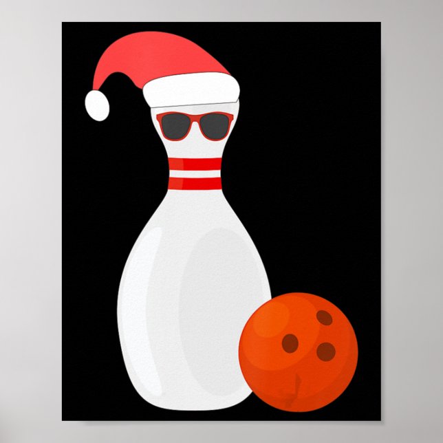 Poster Boliches de Natal Desportivas - Boliches Snowman (Frente)
