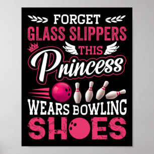 Poster Boliches Engraçadas Para Mulheres Meninas Crianças