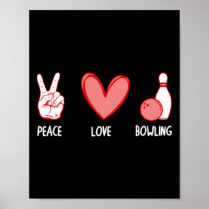 Poster Boliches legal Para Mulheres Bowler Alvo Esportes