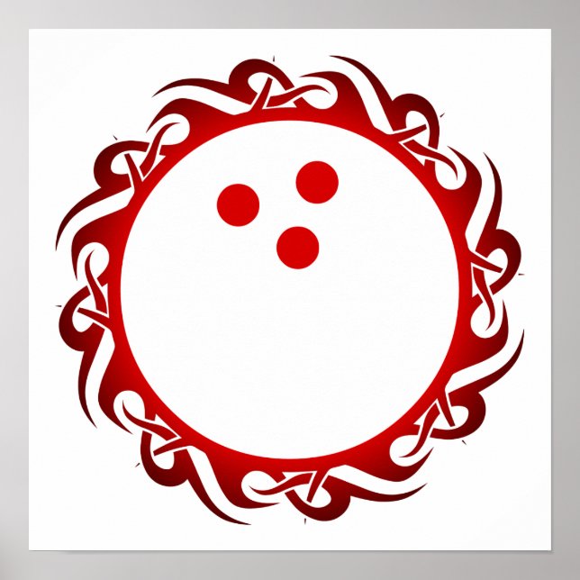 Pôster boliches tribais (Frente)