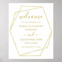 Bolinhas geométricas. Boas-vindas ao casamento sim