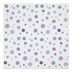 Pôster bolinhas pintadas à mão